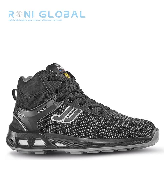 Chaussure montante de sécurité antistatique noire ESD S3 CI SRC - JALSOLID JALLATTE - technologie anti-fatigue et protection avancée_0