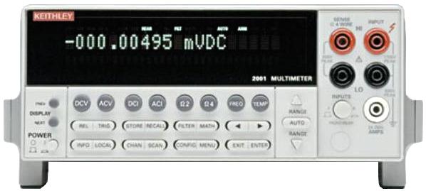 MULTIMÈTRE NUMÉRIQUE DE TABLE 7.5 DIGITS, 10NV - 1000 V, 10 PA - 2.1A, GPIB - KEI2001