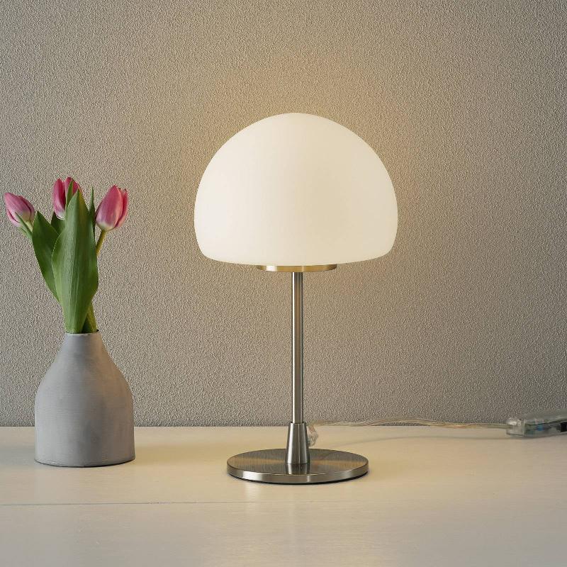 FABAS LUCE LAMPE À POSER GAIA BIG FONCTION TACTILE, BLANCHE