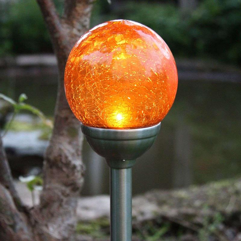 STAR TRADING LAMPE SOLAIRE À PIQUET ROMA AVEC LED AMBRE