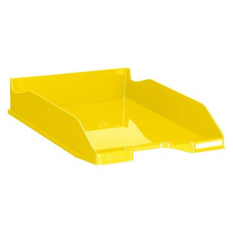 LOT DE 6 - CORBEILLE À COURRIER EXACOMPTA COMBO 2 IDERAMA JAUNE