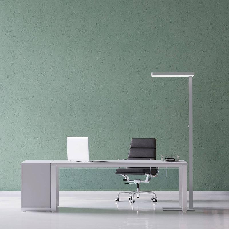 LAMPE SUR PIED LED MAULJAVAL, COULEUR ARGENT, 196 CM, PIED À INTENSITÉ VARIABLE
