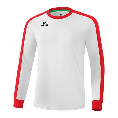 MAILLOT DE FOOT MANCHES LONGUES ENFANT - ERIMA - RETRO STAR BLANC/ROUGE