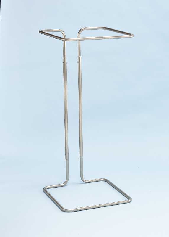 MOTTEZ - Support sac poubelle 400 litres sans roulettes - Poudré gris - B015C400GR_0
