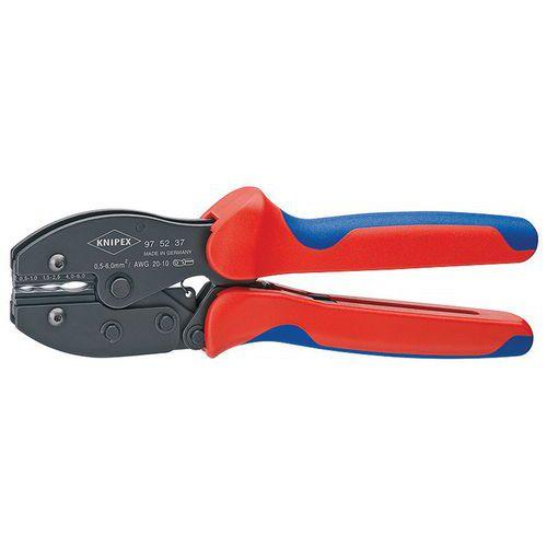 PINCE À SERTIR PRECIFORCE® POUR GAINE THERMORÉTRACTABLE 05-6MM² - KNIPEX