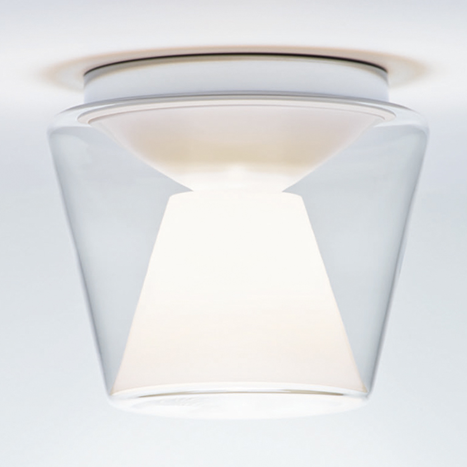 SERIEN LIGHTING PLAFONNIER LED DE DESIGNER EN VERRE SOUFFLÉ ANNEX