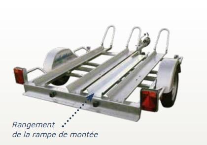 Porte motos 3 rail + rampe de montée_0
