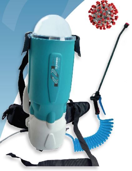 Pulvérisateur de nettoyage - Pompe 48W / 20 Bar - Réservoir 10 L - Distance 170 cm_0