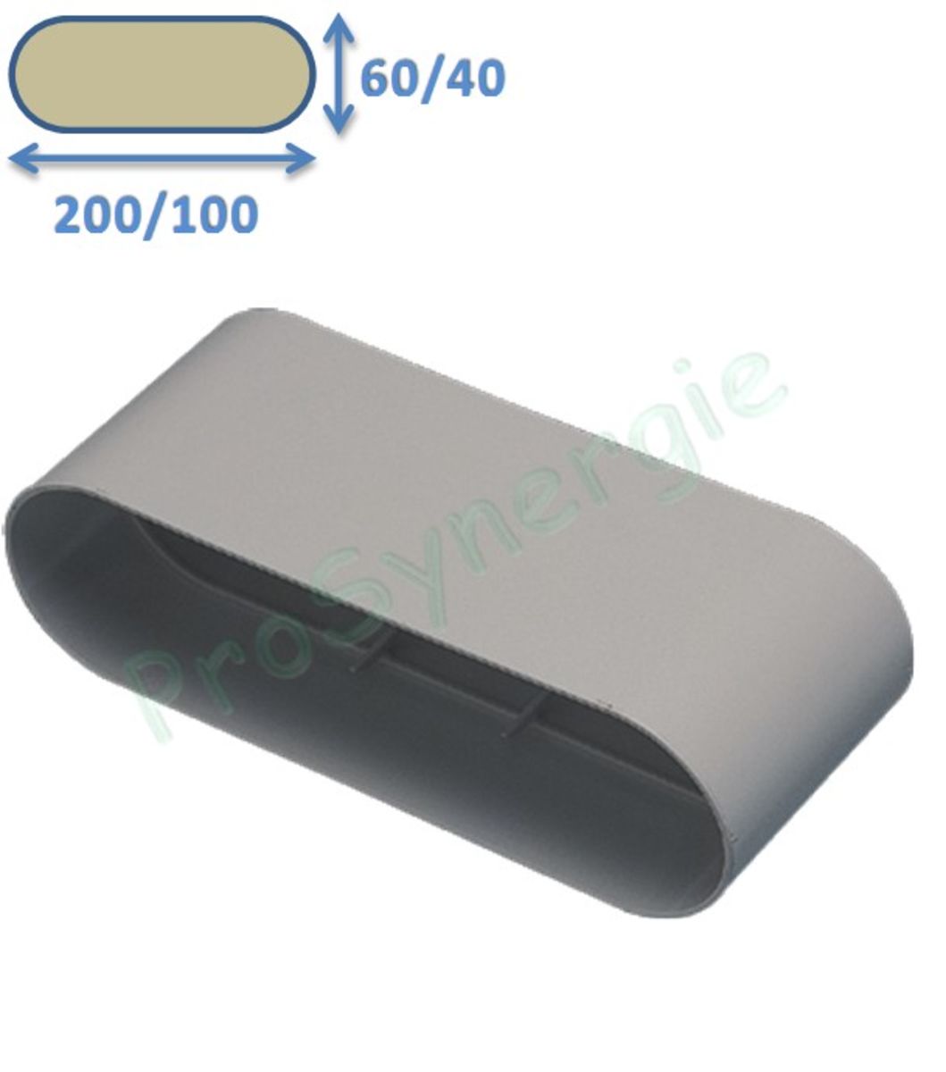 RACCORD FEMELLE POUR RÉSEAU MINIGAINE 60X200MM (ÉQUIVALENT Ø125MM)