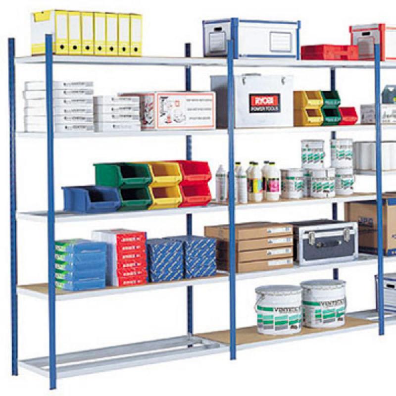 RAYONNAGE INDUSTRIEL MULTI RACK - POLYVALENT - H. 200 X L. 100 X P. 50 CM - ELEMENT SUIVANT - GRIS