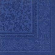 SERVIETTE 'ROYAL COLLECTION ORNAMENTS', BLEU FONCÉ - LOT DE 2