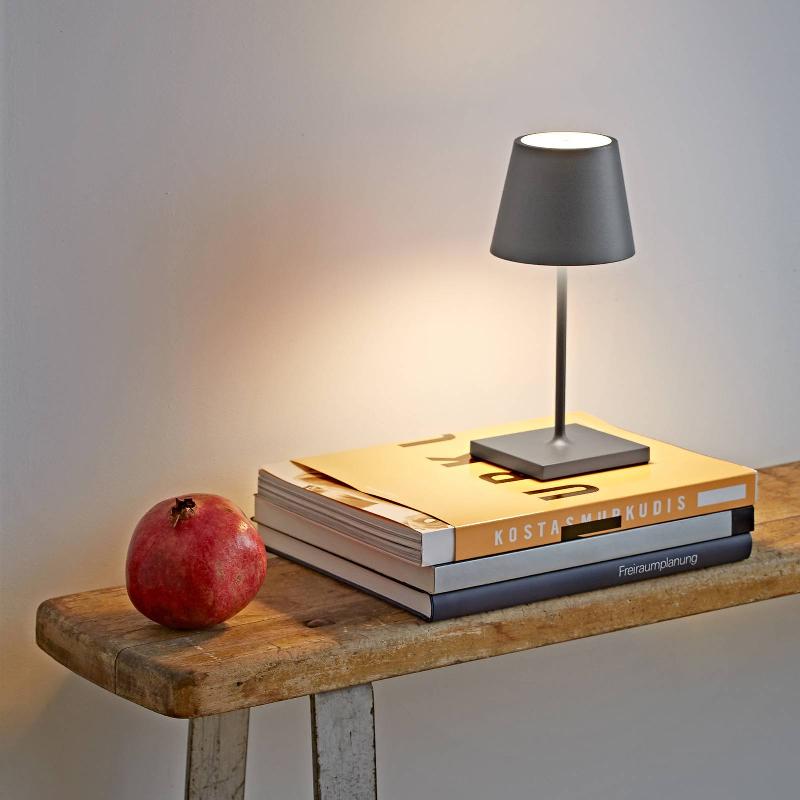 SIGOR LAMPE À POSER LED NUINDIE MINI 25 CM GRIS GRAPHITE
