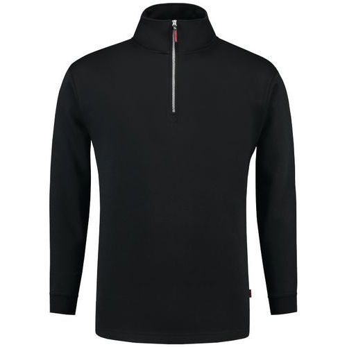 SWEAT COL ZIPPÉ 301010 BLACK L - TRICORP CASUAL