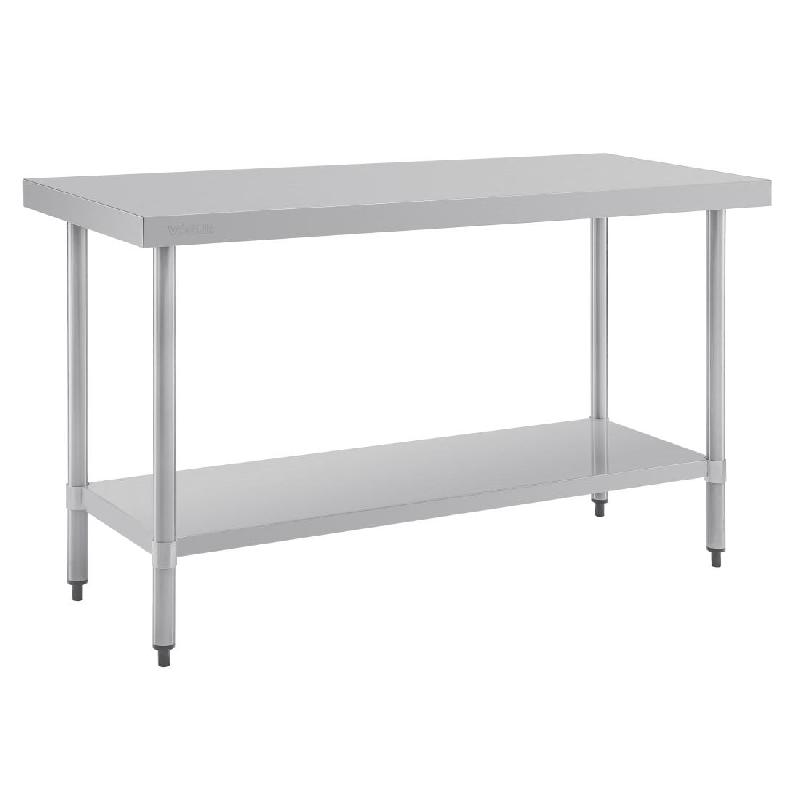 Table de préparation sans rebord en acier inoxydable 1500 x 600mm - PT377_0