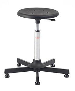 Tabouret professionnel Stella - Hauteur d'assise 560-820 mm - Base en acier robuste et assise en mousse ou plastique antichoc_0