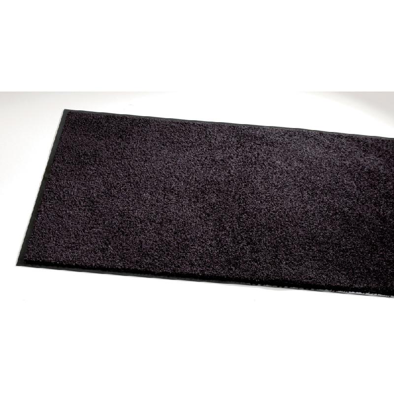 TAPIS D'ENTRÉE ABSORBANT WASH & CLEAN NOIR 0,90 X 1,20 M