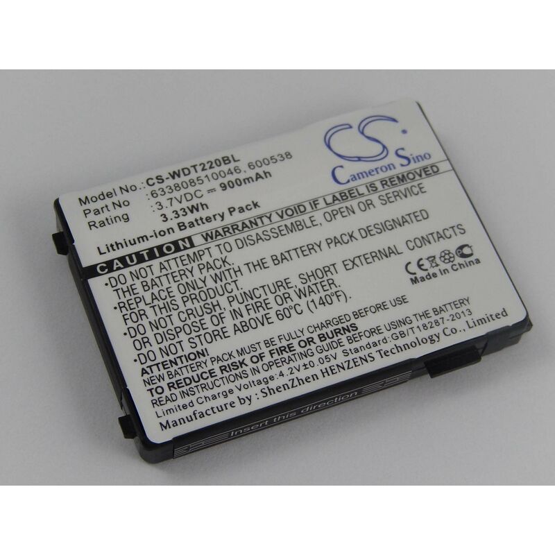 SDL30 dispositivo di misurazione 4400mAh, 7,4V, Li-Ion SCT6 total Stations vhbw batteria compatibile con Sokkia NET1200 RCP4-5 Controlers SCT6