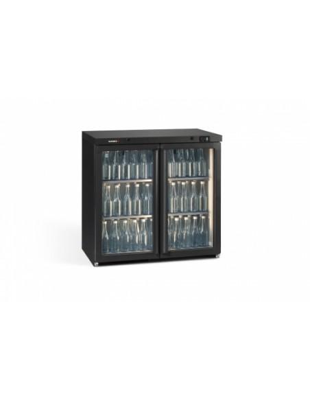 Vitrine de présentation GAMKO 2 portes vitrées - MG3/250G - 250 litres - éclairage LED - fabriquée aux Pays-Bas_0