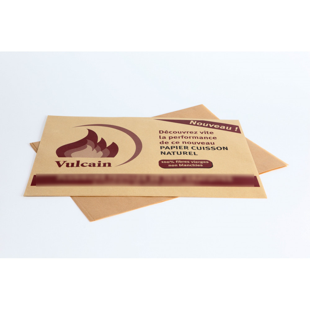 1000 feuilles de papier cuisson Vulcain® - 40×60 cm - papier sulfurisé non blanchi siliconé 39g/m²_0