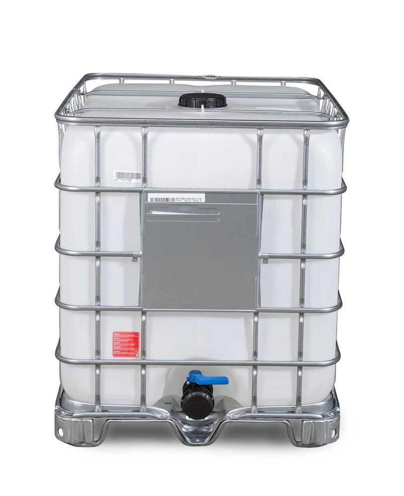 266169w - Cuve IBC pour produits dangereux - 1000 litres - Patin en acier - Certification UN 31HA1/Y_0
