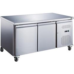 A.C.L - Table réfrigérée 2 portes - 390 L - 600x400 plans de travail inox évaporateur traité - inox MM99171009_0