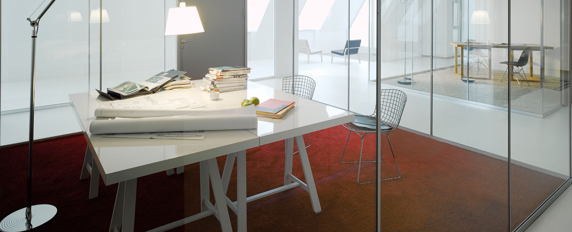 Cloison de bureau Loft - Clestra Hauserman - Panneaux vitrés et pleins - Design affirmé_0
