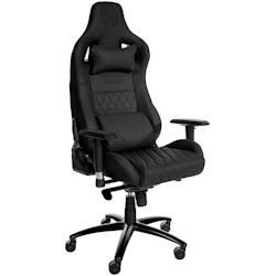CLP Fauteuil de bureau Gamer Keren en véritable cuir Noir - noir cuir 314322_0