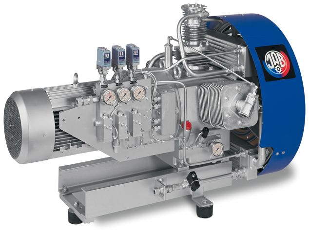 Compresseur à piston - Compression des gaz et azote - 40 à 350 bar - Refroidissement à air ou eau_0
