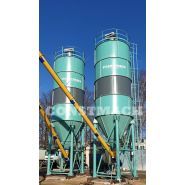 Stockage de ciment robuste avec silo CS-100 de CONSTMACH
