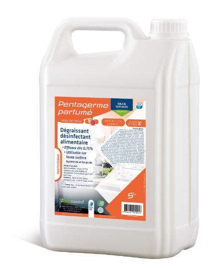 Pentagerme désinfectant sols agroalimentaire concentré pamplemousse 5L - A002 - Bactéricide et fongicide_0