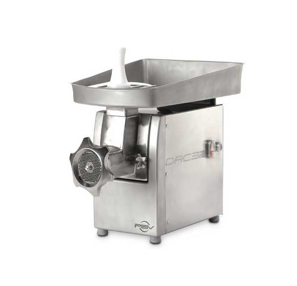 Hachoir à viande électrique inox pro double coupe H82 350 kg/h