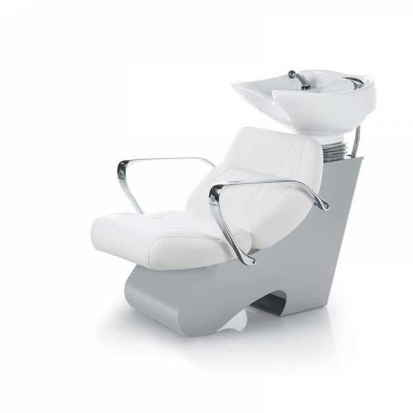 Bac de lavage - Éclisse Luxe FA 1000 B - 1 place avec structure en aluminium époxy et cuvette ergonomique réglable_0