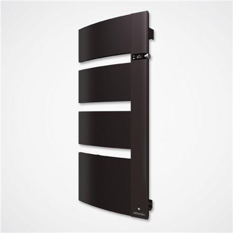 Radiateur sèche-serviettes Sensium mât droite 1750W noir - Atlantic - 814120_0