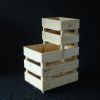 Ref18-1 - Caisse en bois - Clayette 30x19,50 cm avec rebord 7,50 cm_0