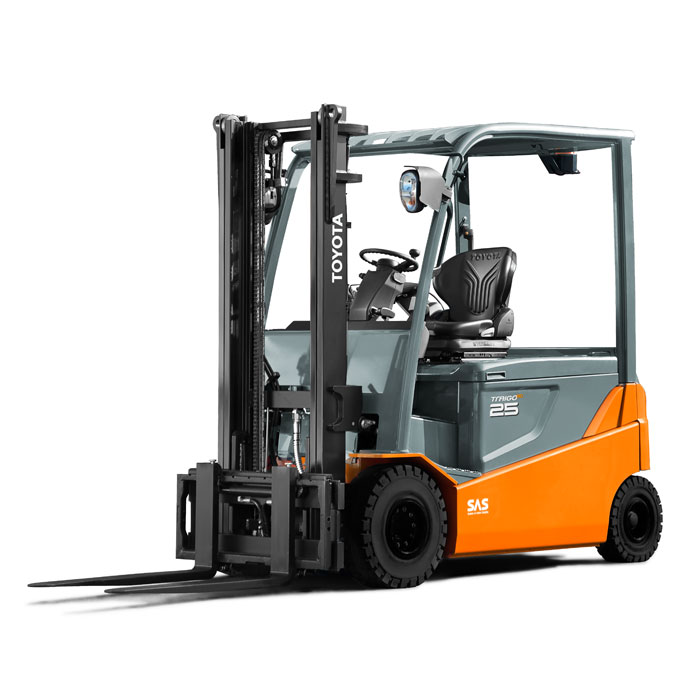 Toyota Traigo 80 - Chariot élévateur 4 roues - 2500 kg - Hauteur de levée jusqu'à 6540 mm - Batterie 80V 700Ah_0