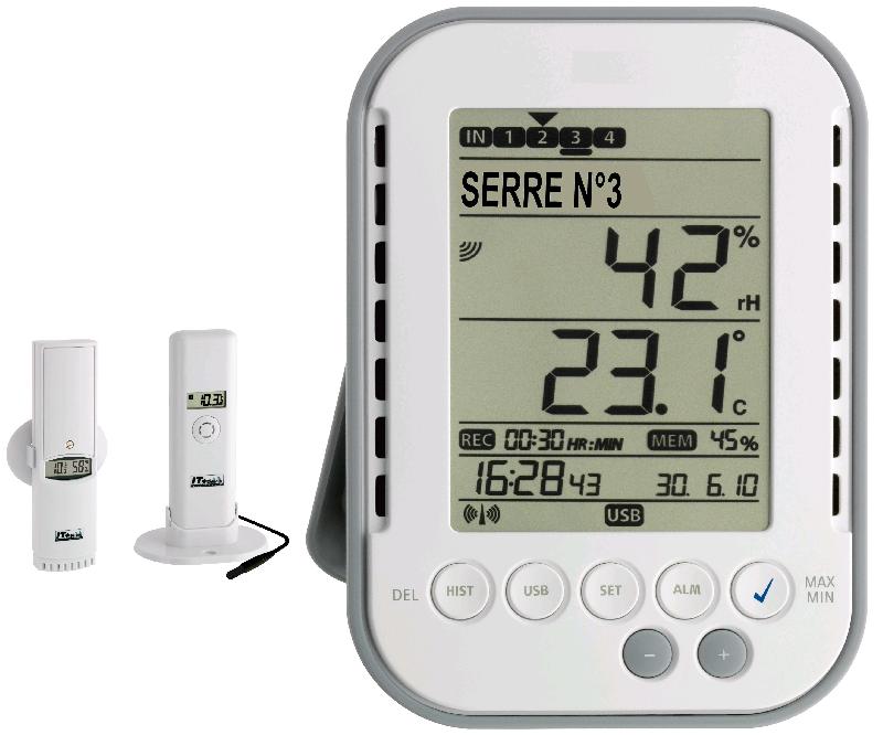 Traceur / enregistreur température / hygrométrie - contact sec - alarmes - multicanaux en option #3039t_0