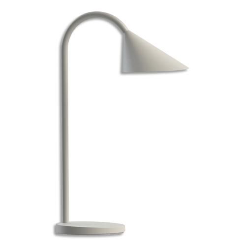 Unilux lampe à led sol 4w. bras flexible interrupteur sur cordon. h: 45cm 20000h 100lm/w classe a. blanc