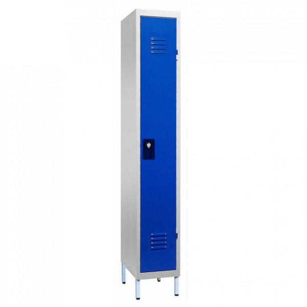 Vestiaire monobloc industrie propre - 1 case sur pieds - Marque Rolléco - Garantie 3 ans contre la corrosion_0