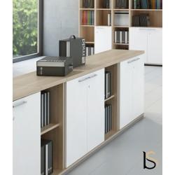 Armoire de rangement 2 niveaux - MDD - Plusieurs dimensions et coloris disponibles_0
