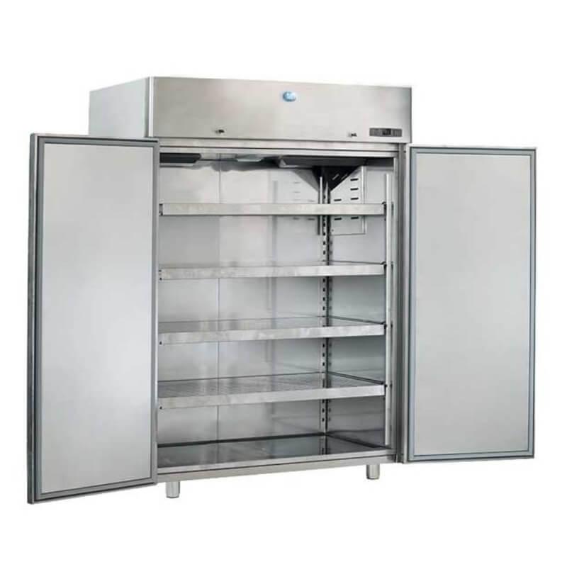 Armoire réfrigérée négative sans montant central - 1315L - Acier inoxydable AISI 304 - Plage -18°C à -24°C_0