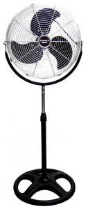 Brasseur d'air sur pied - 70 W - Ø46 cm - Débit 6700 m³/h - 3 vitesses - Tout métal_0