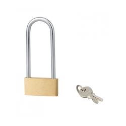 Cadenas BASIC à clé, base 40 mm, anse 1/2 haute 48 mm, anse acier, 2 clés - SP - doré 3150269701402_0