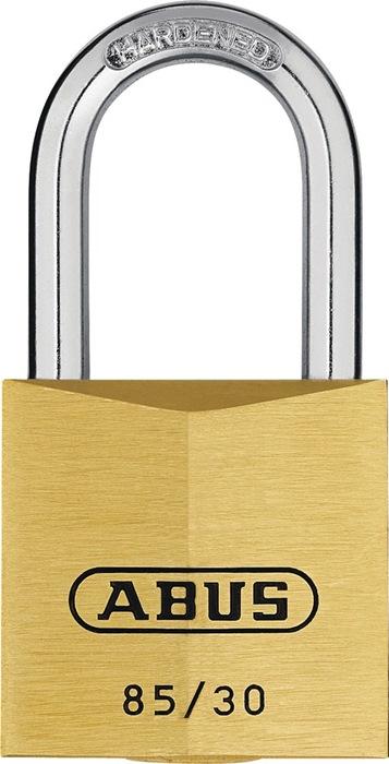 Cadenas cylindrique 85/30HB24 ABUS - Laiton - Largeur 30mm - Fermeture identique 0402 - Résistant à la corrosion_0