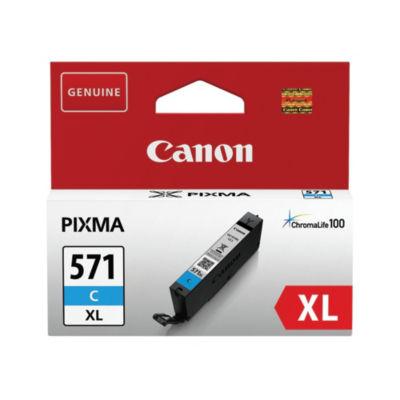 Cartouche encre Canon CLI-571 XL cyan pour imprimante jet d'encre_0