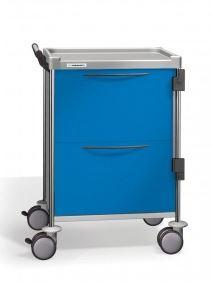 Chariot de soin hospitalier Insausti mod 2310 - 2 x 20 dossiers radios - 61-2310_0