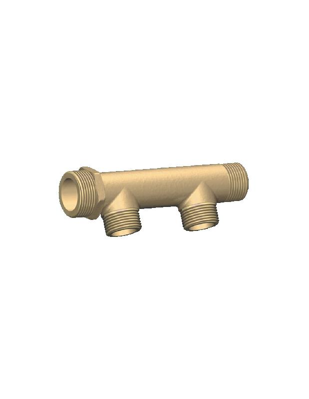 COLLECTEUR F1/2'' TYPE A ARRIVÉE M3/4'' 2 DÉPARTS M1/2'' - WATTS - 1401