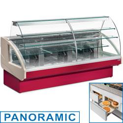 Comptoir vitrine réfrigéré statique UT22/B4 - chargement à tiroirs - sans réserve - 2200x980xh1237 mm_0