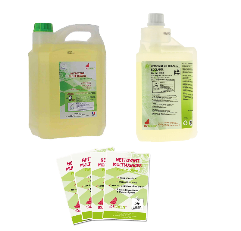 Détergent multi-usage écolabel Idegreen - 975256 – Dosette 20 ml multi-usages Écolabel IDEGREEN_0