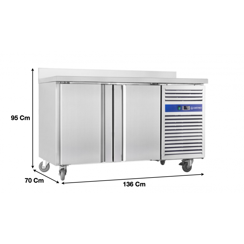 Desserte réfrigérée 700 2 portes positive tropicalisé - gn2200tn_0