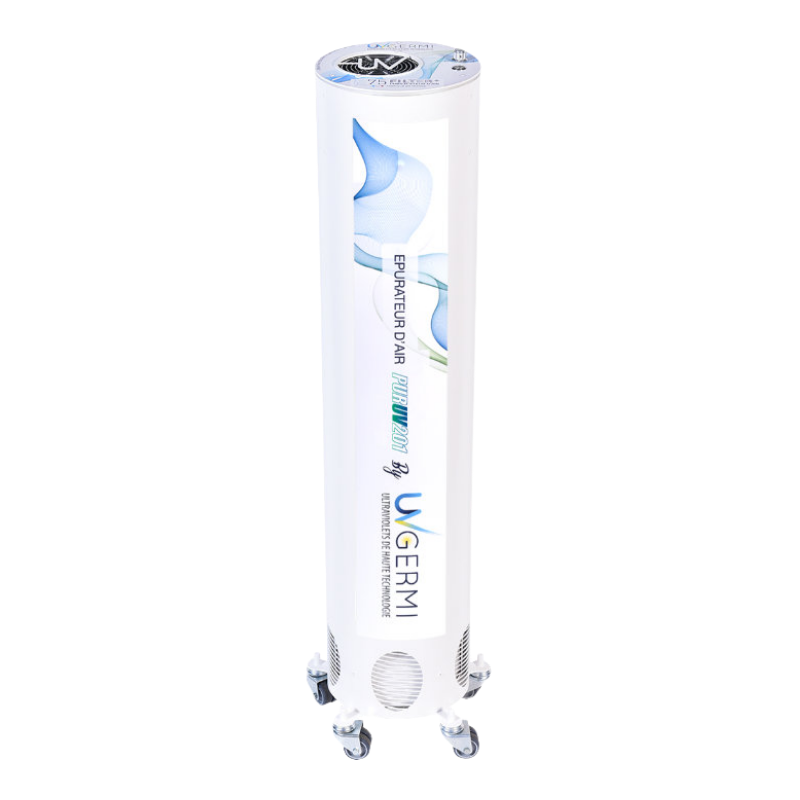 Epurateur d'air photocatalytique UVC mobile pour milieux sensibles - Axelair - PURUV201_0